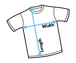 t-shirt size
